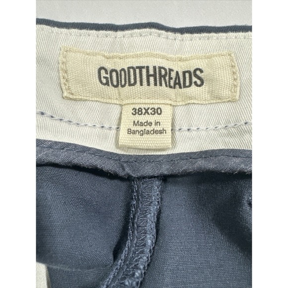 Goodthreads Men's Slim-Fit Washed Comfort Stretch Chino Pant, Navy, 38W x 30L - Picture 10 of 10